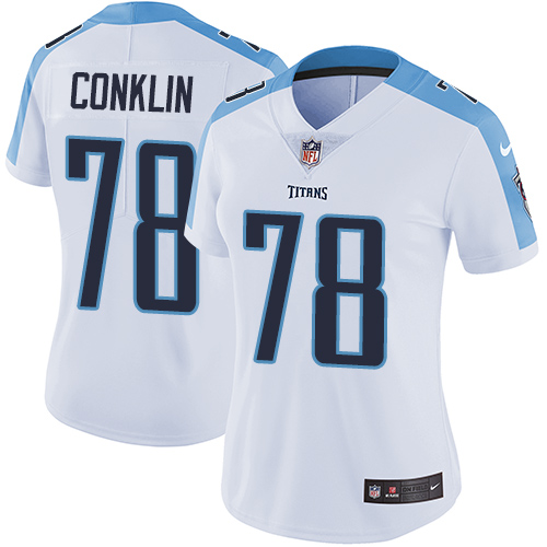 2019 Women Tennessee Titans #78 Conklin white Nike Vapor Untouchable Limited NFL Jersey